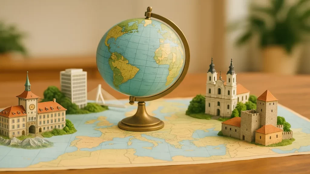 Európa fővárosai földrajzi kvíz