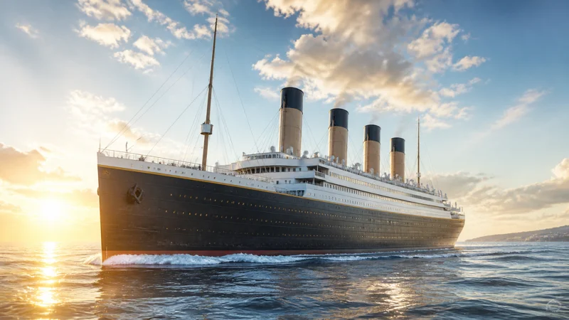 Egy kép a Titanic hajóról